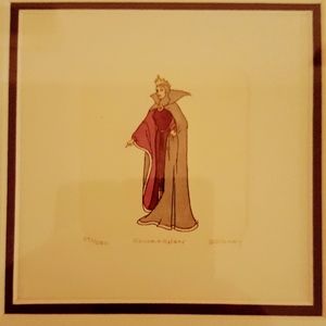 Disney Sowa/Reiser Sleep Beauty Evil Queen Etching